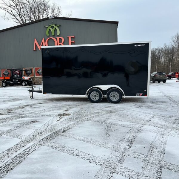 2025 7'X 18" CYCLONE V-NOSE STEEL FRAME