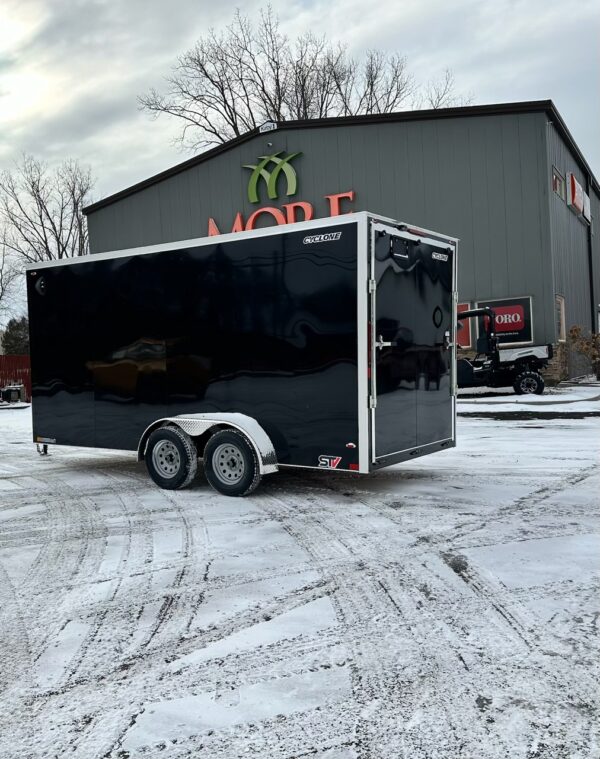 2025 7'X 18" CYCLONE V-NOSE STEEL FRAME - Image 3